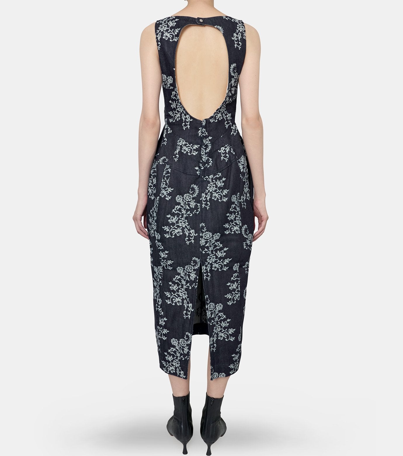 Lace Jac Denim Curvy Dress