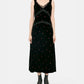 Rose Emb Velvet Dress