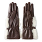 Wool Boa Trim Leathe Gloves