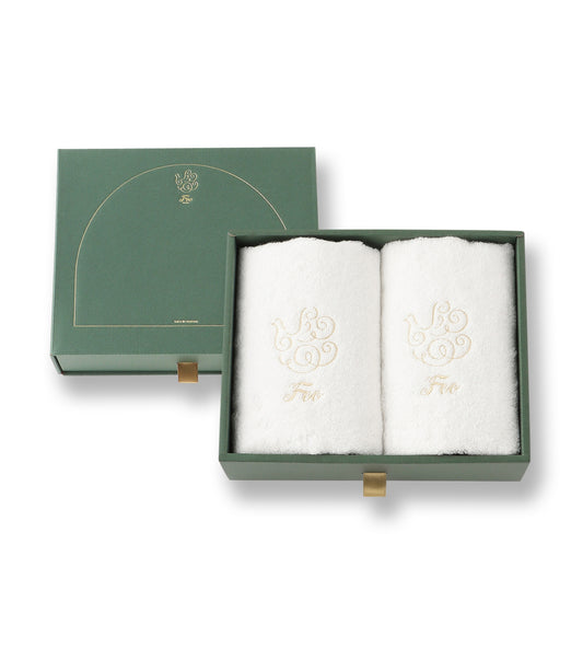 Organic Cotton Face Towel 2-Pack Gift Set