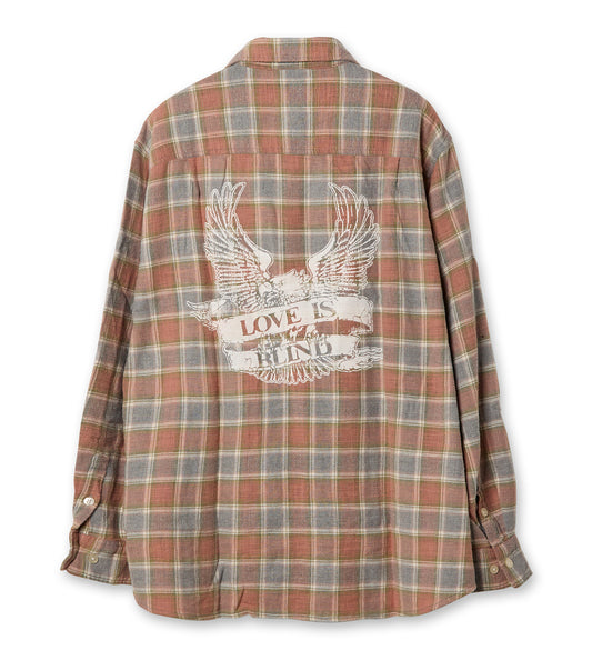 Bleached Check Shirt