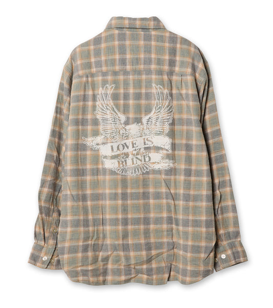 Bleached Check Shirt