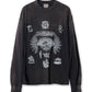 “ADVERTISING ART” Distressed L/S T