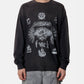 “ADVERTISING ART” Distressed L/S T