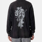 “ADVERTISING ART” Distressed L/S T