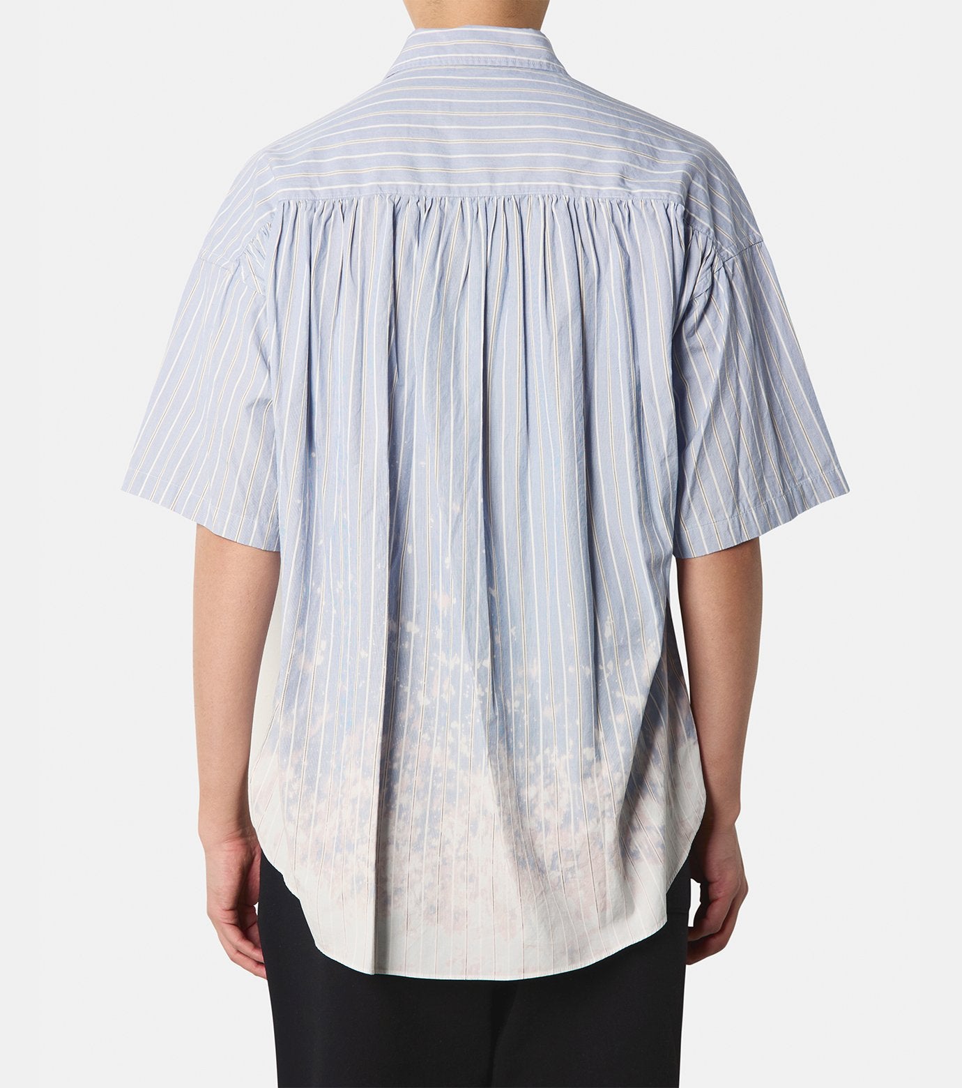 Bleached Stripe H/S Shirt