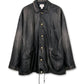 Distressed Leather Coach Jacket
