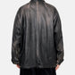 Distressed Leather Coach Jacket