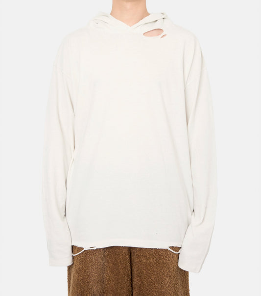 Distressed Lightweight Hoodie
