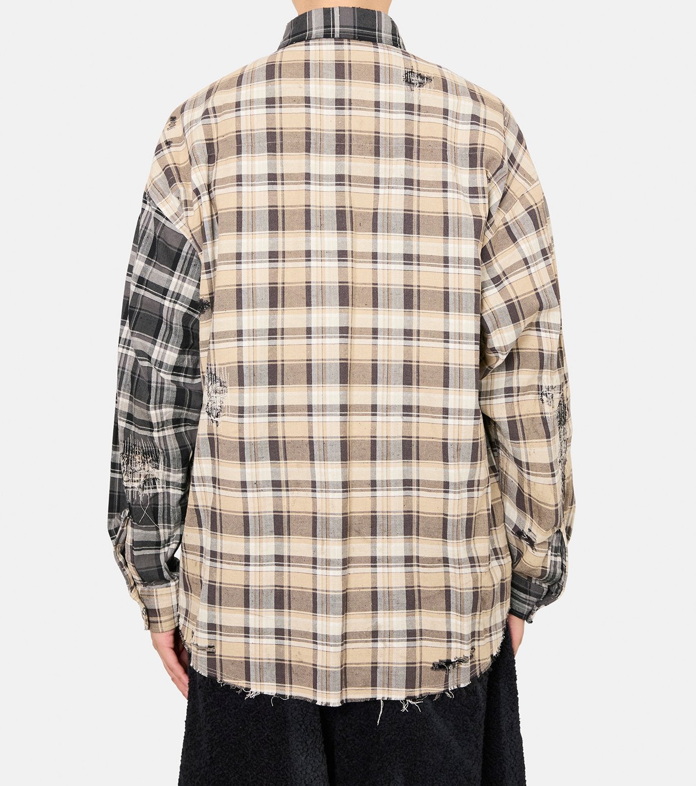 Repaired Crazy Checked Shirt