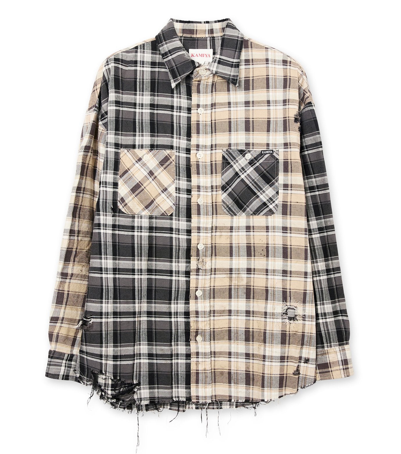 Repaired Crazy Checked Shirt