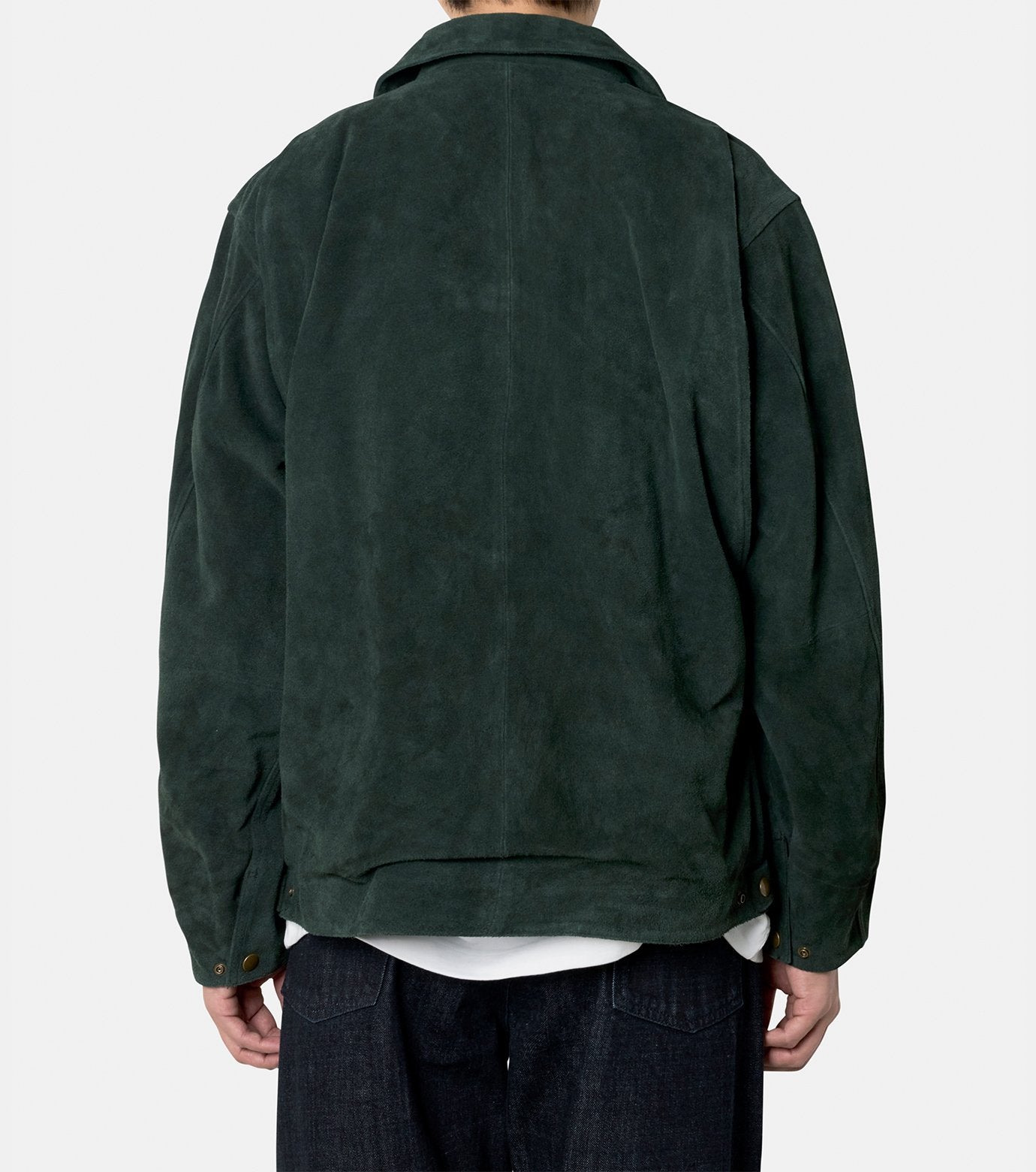 Distressed Suede Work Jacket