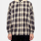 Check Hooded Shirt