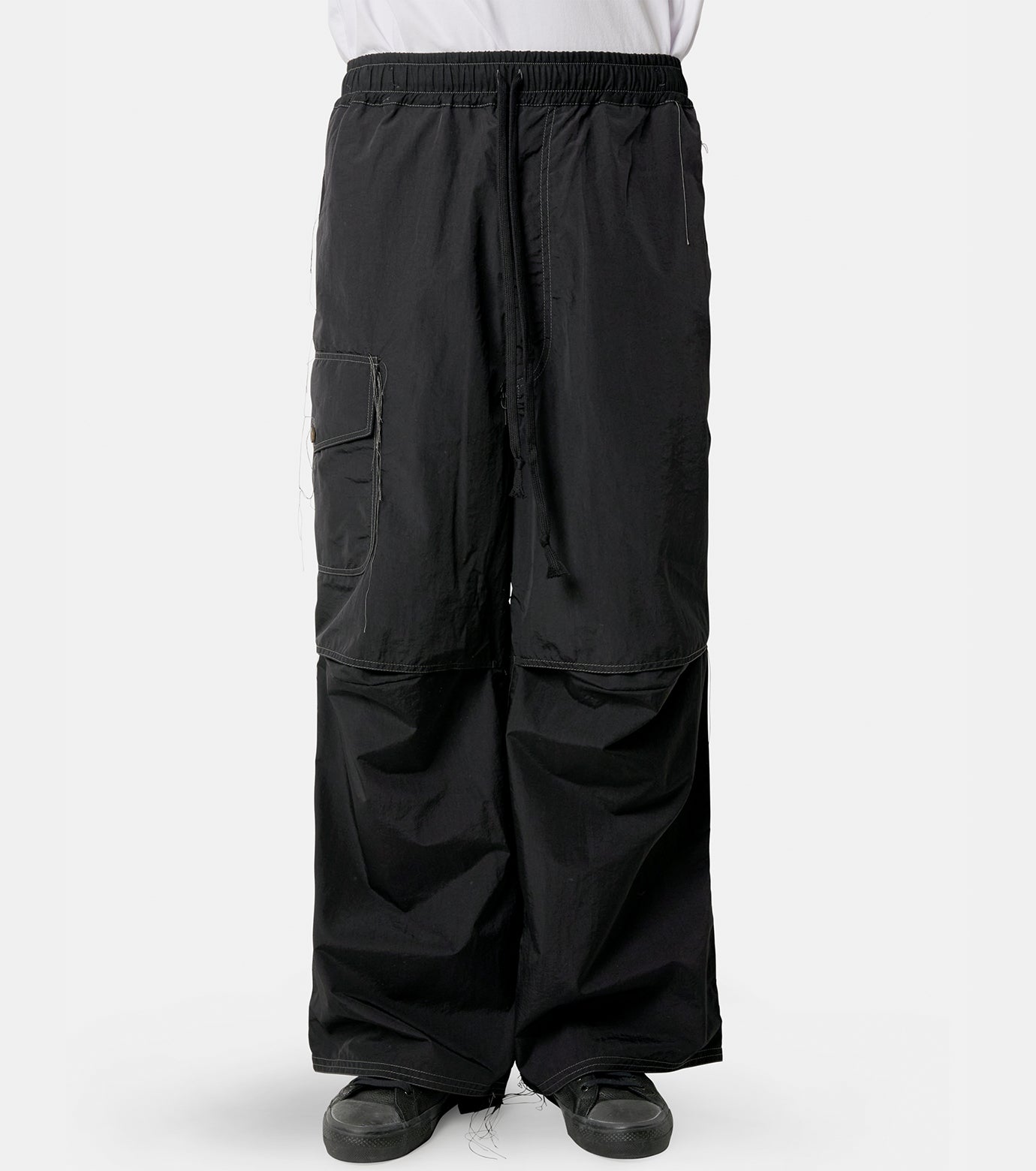 NYLON PARACHUTE DRAWSTRING TROUSER