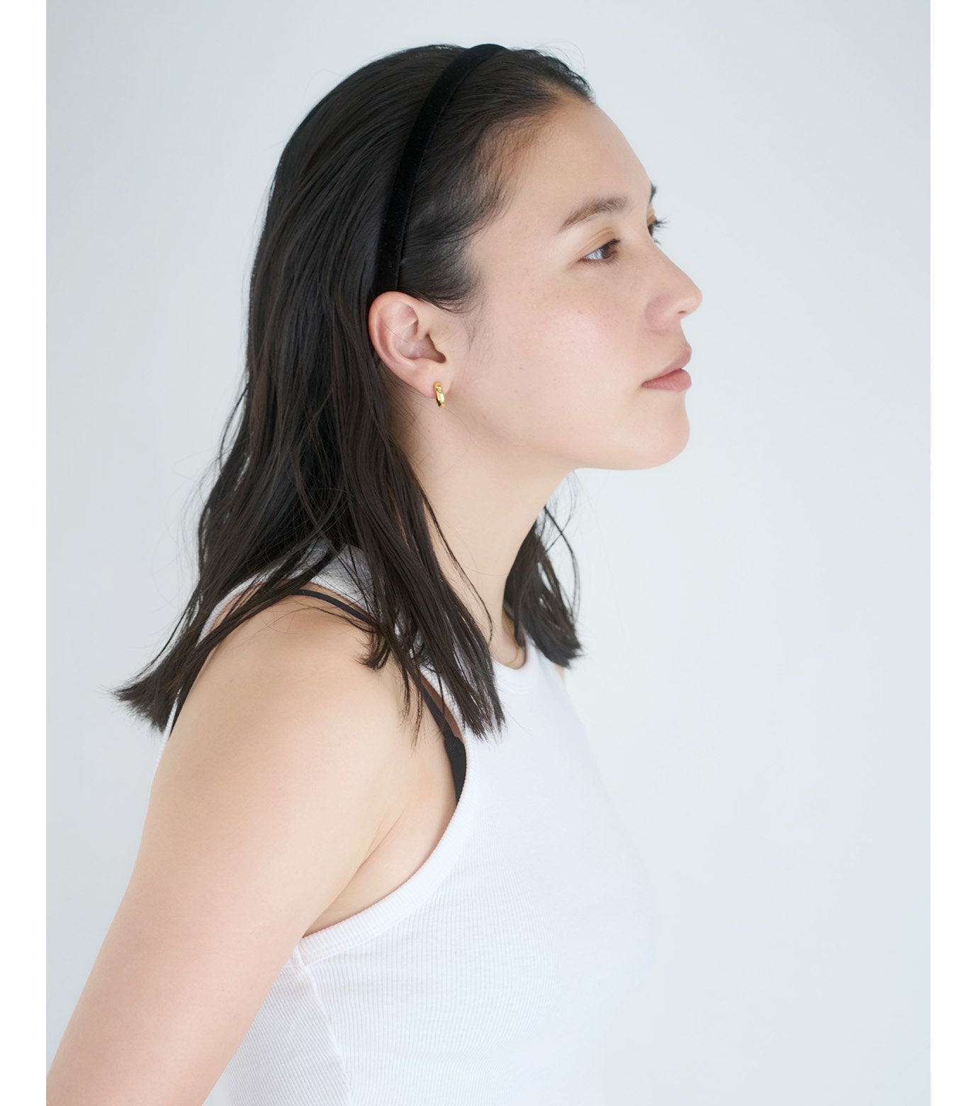 black velour Hair Band