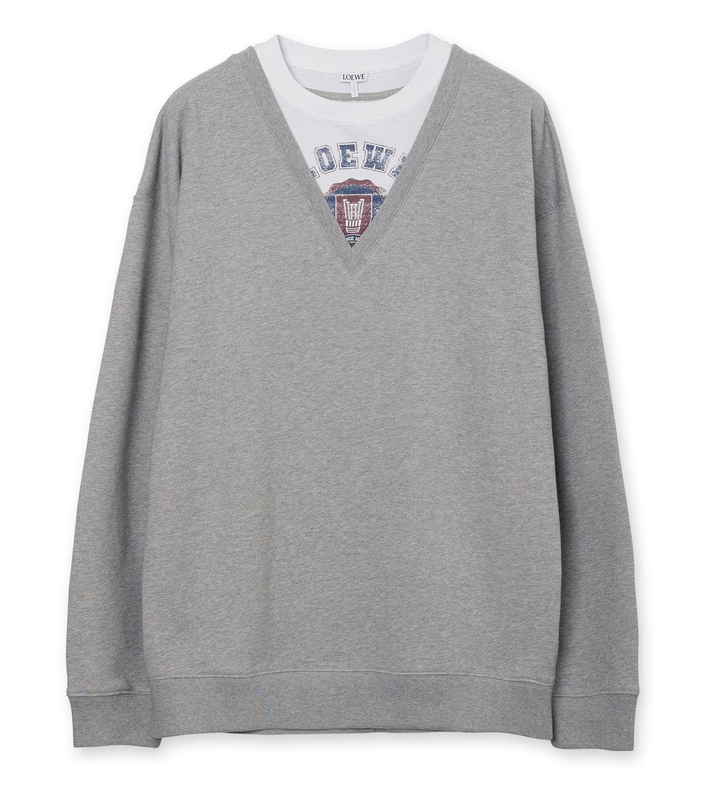 V-NECK SWEATSHIRT