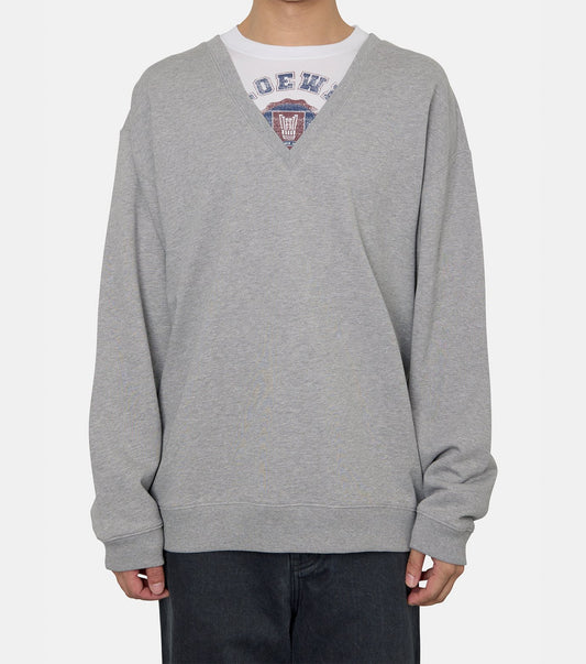 V-NECK SWEATSHIRT