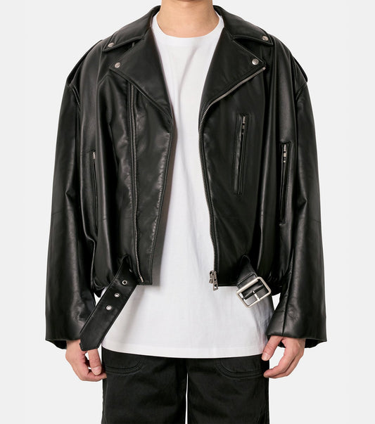 BALLOON BIKER JACKET