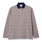 Striped Long Sleeve Polo