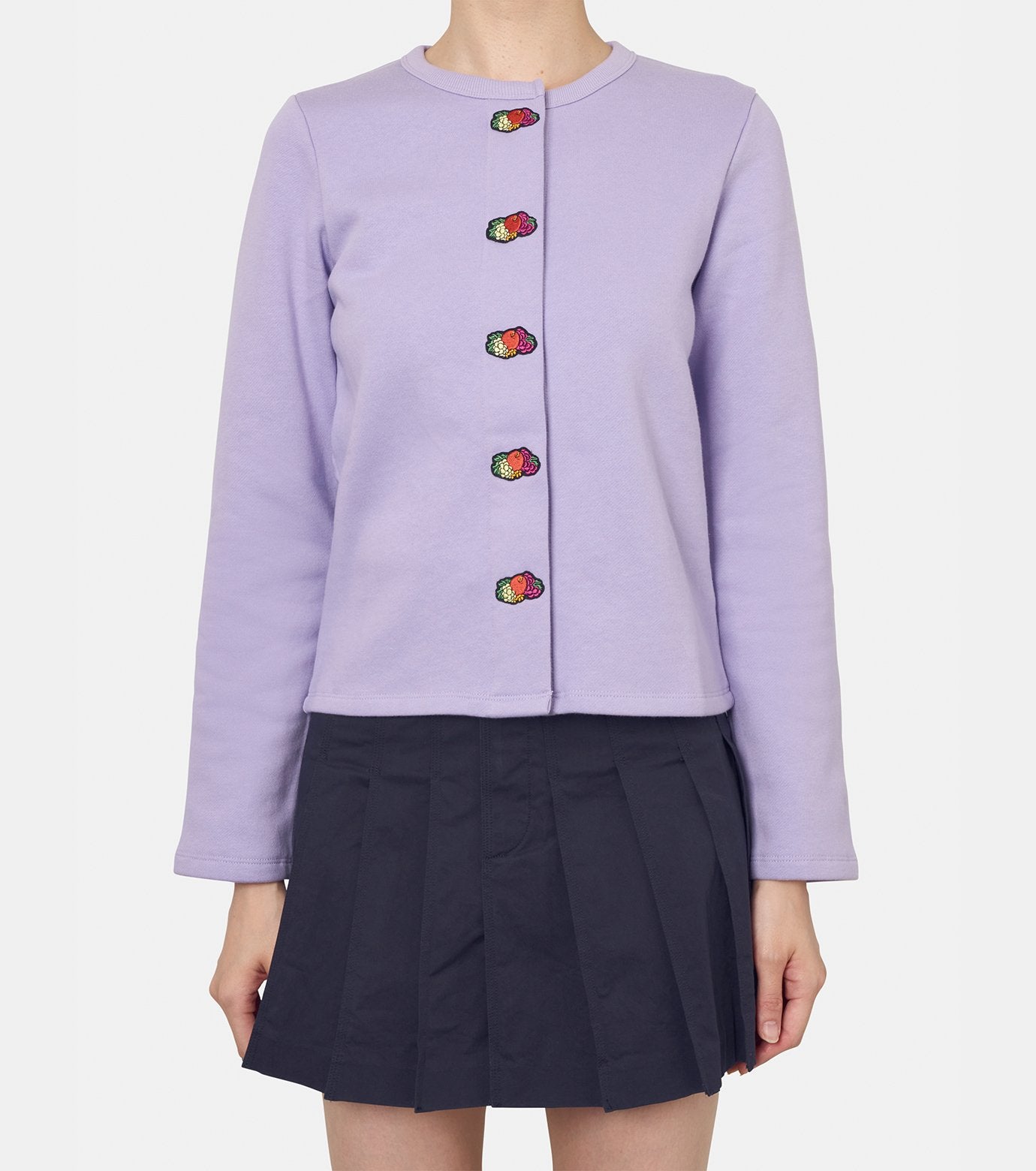 Snap Terry Cardigan