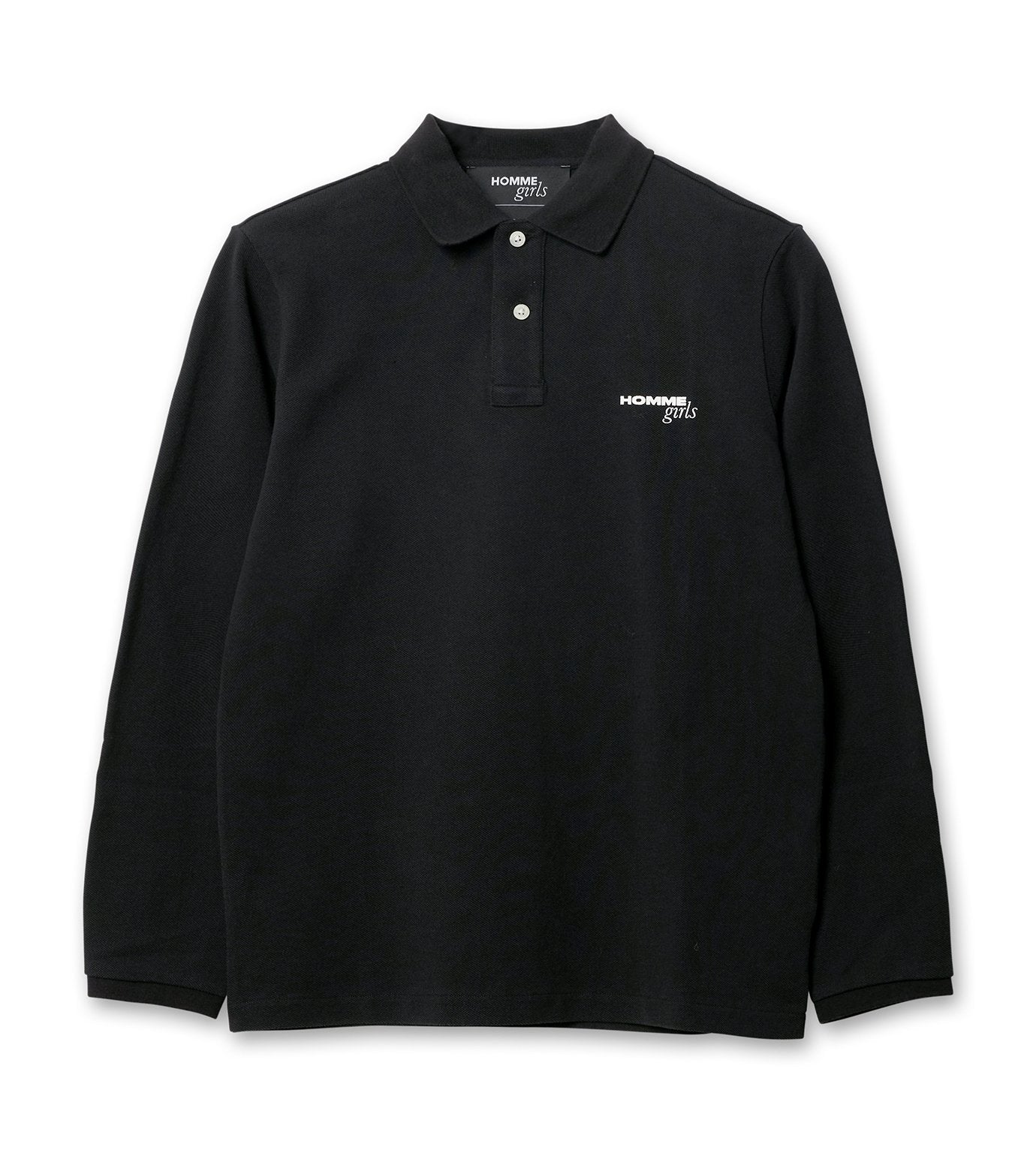 Long Sleeve Pique Polo