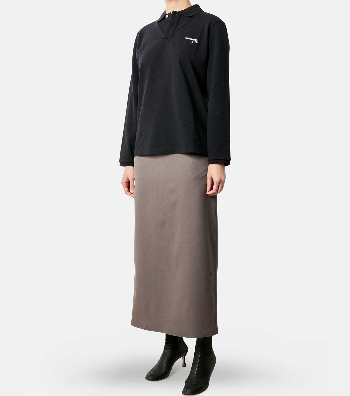 Long Sleeve Pique Polo