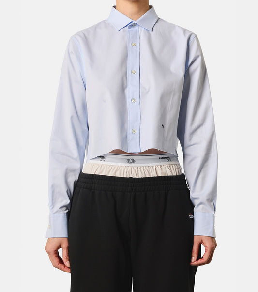 Cropped Oxford Shirt