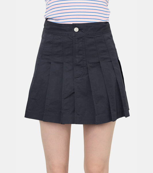Pleated Mini Skirt