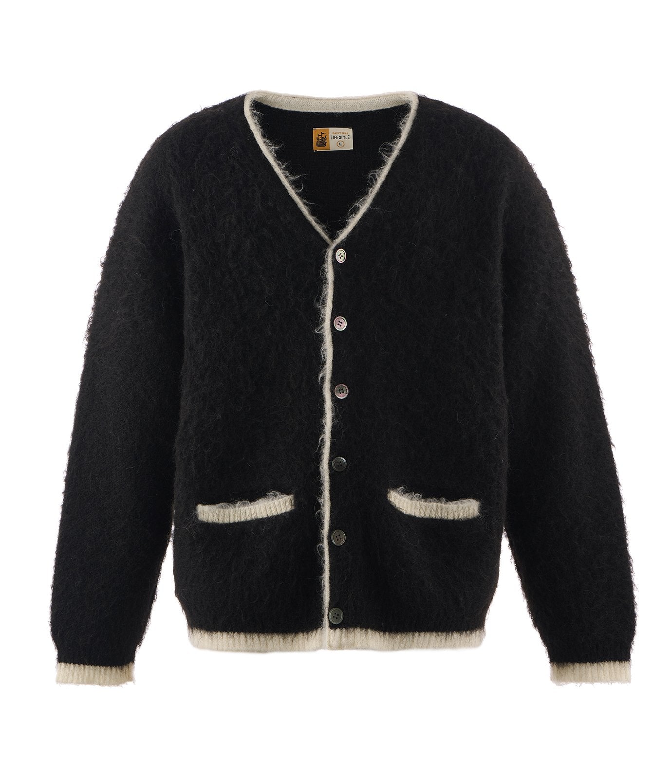KNIT CARDIGAN/TRIM
