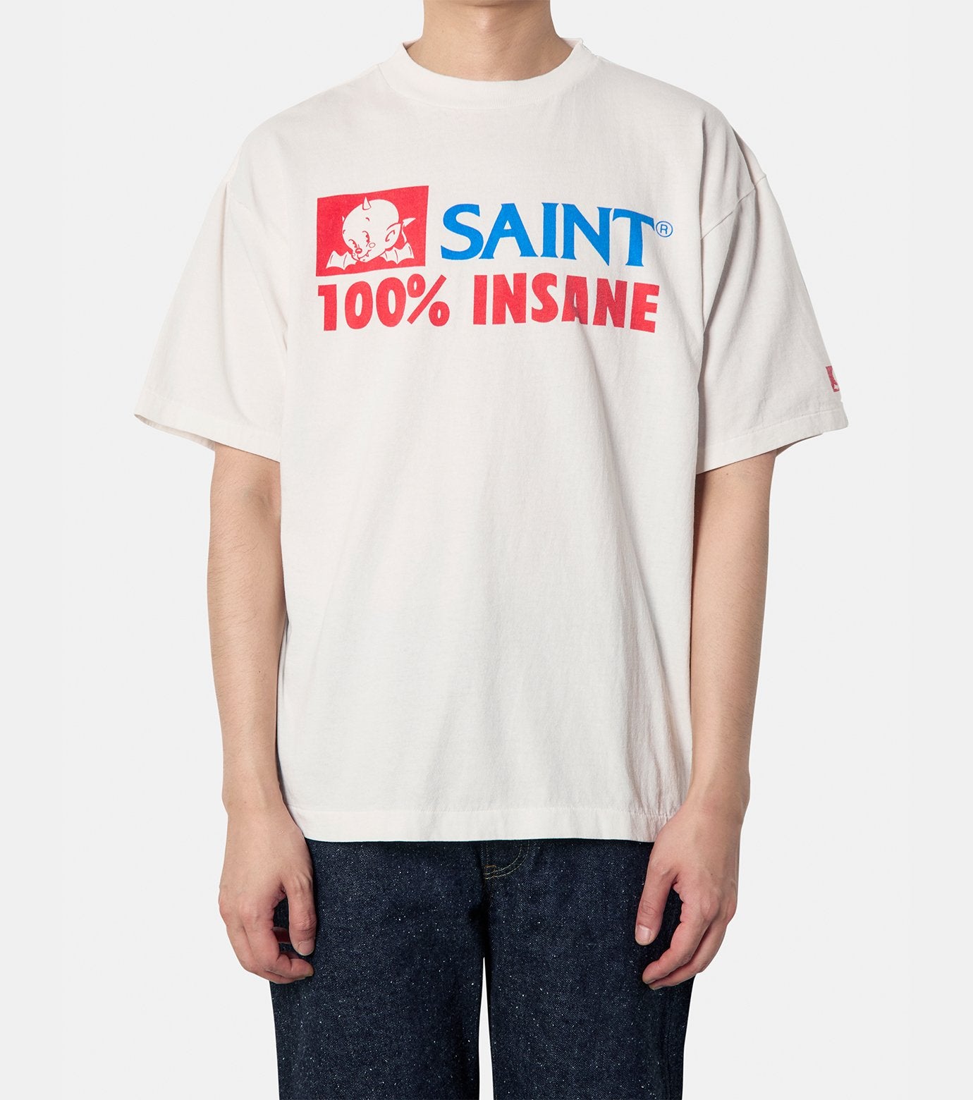 【SAINT MXXXXXX】INSANE 半袖 クルーネック Tシャツ NH_SS TEE /STHD.FEARLESS | SAINT Mxxxxxx(セント マイケル