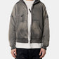 ZIP UP HOODIE DOUBLE FACE