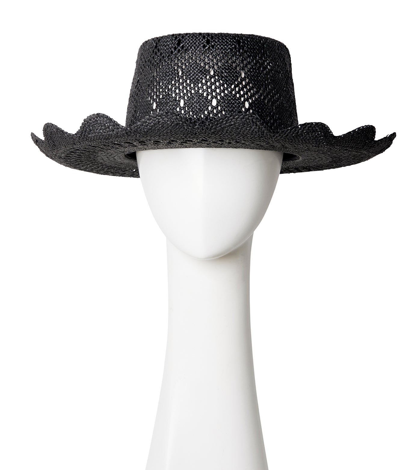 Cut Out Detail Straw Hat