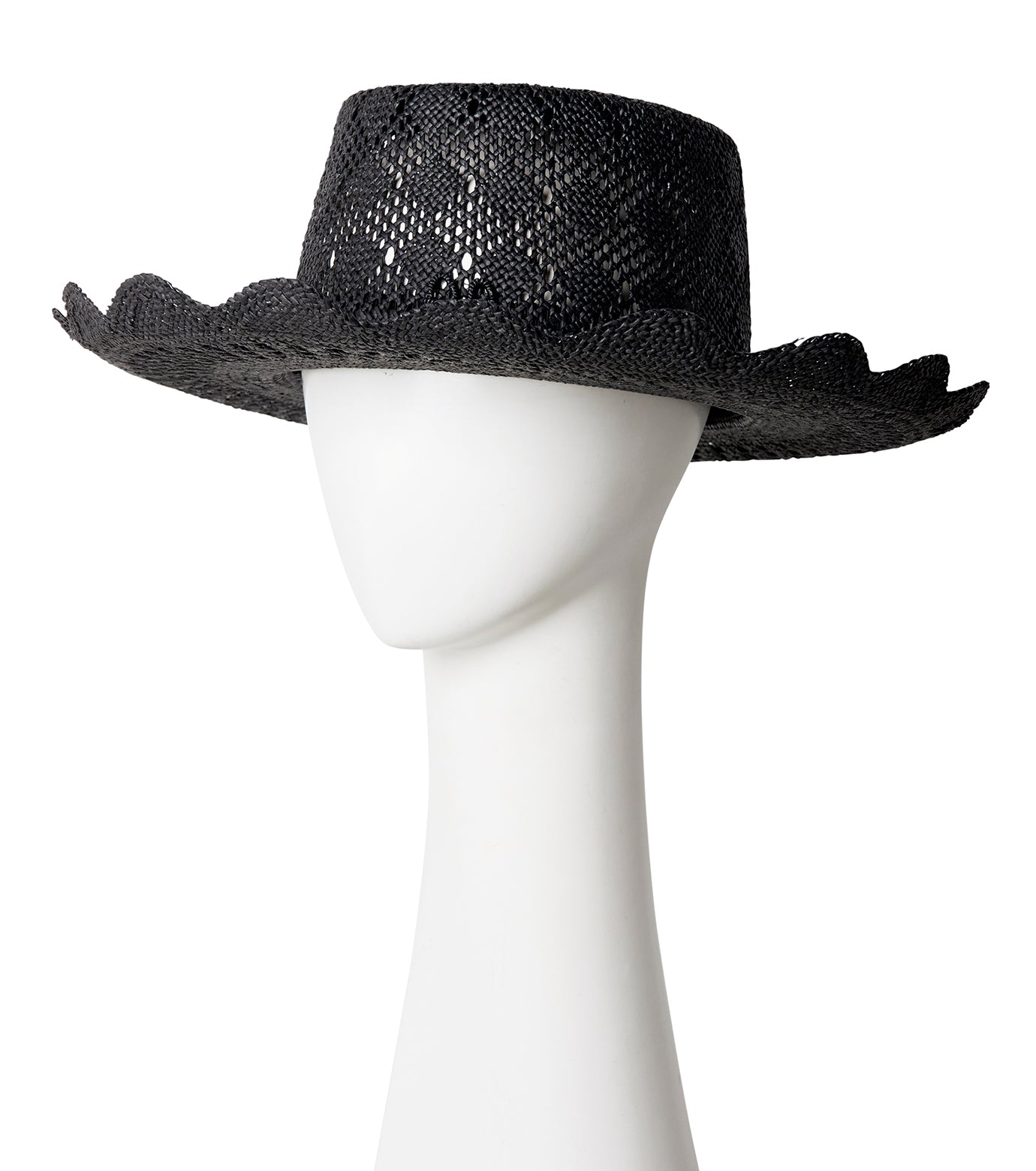 Cut Out Detail Straw Hat