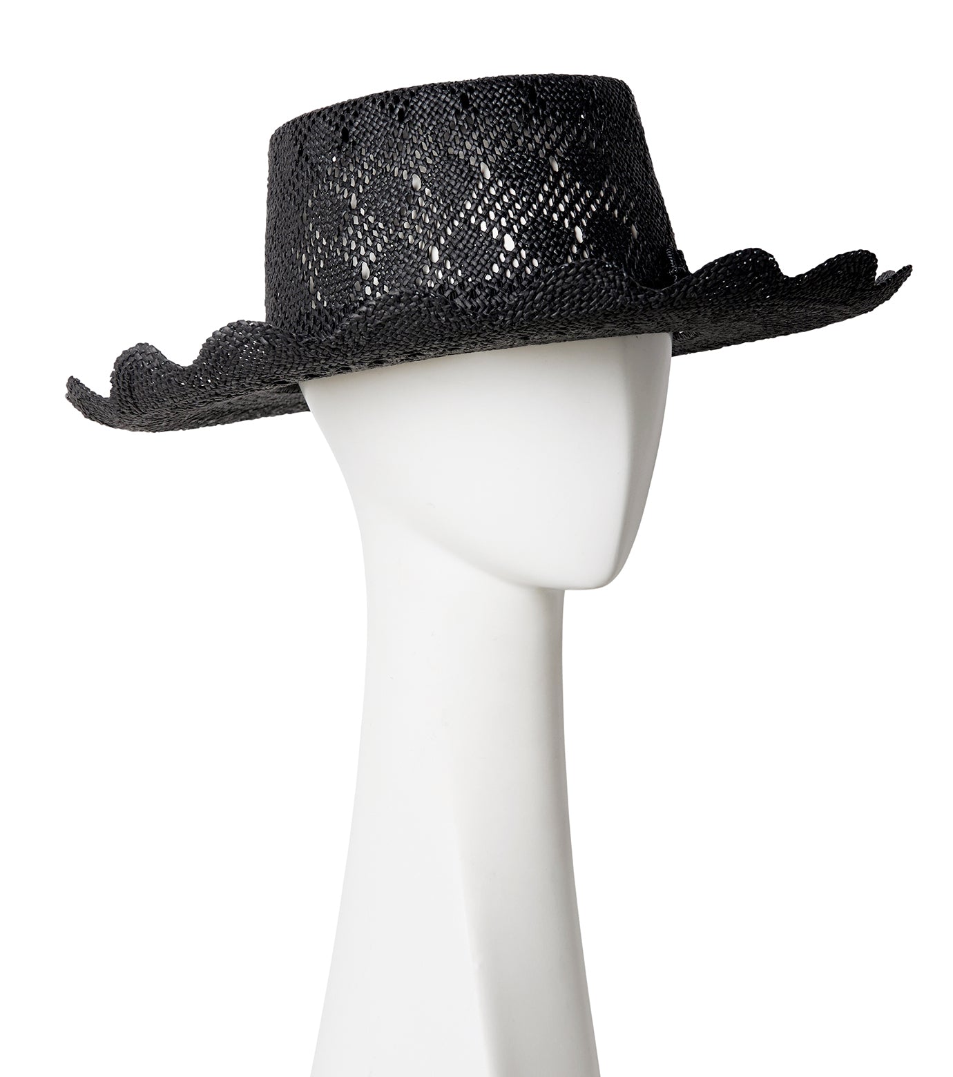 Cut Out Detail Straw Hat