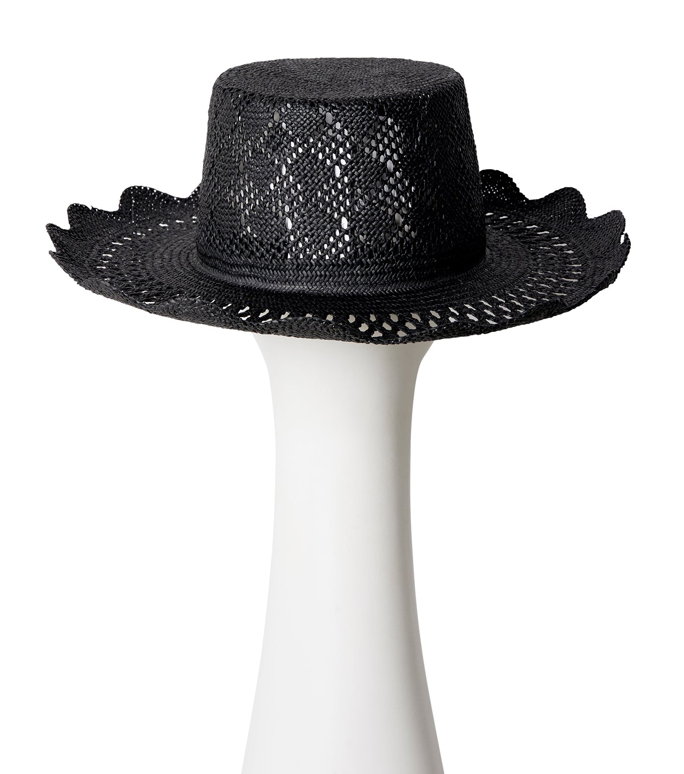 Cut Out Detail Straw Hat