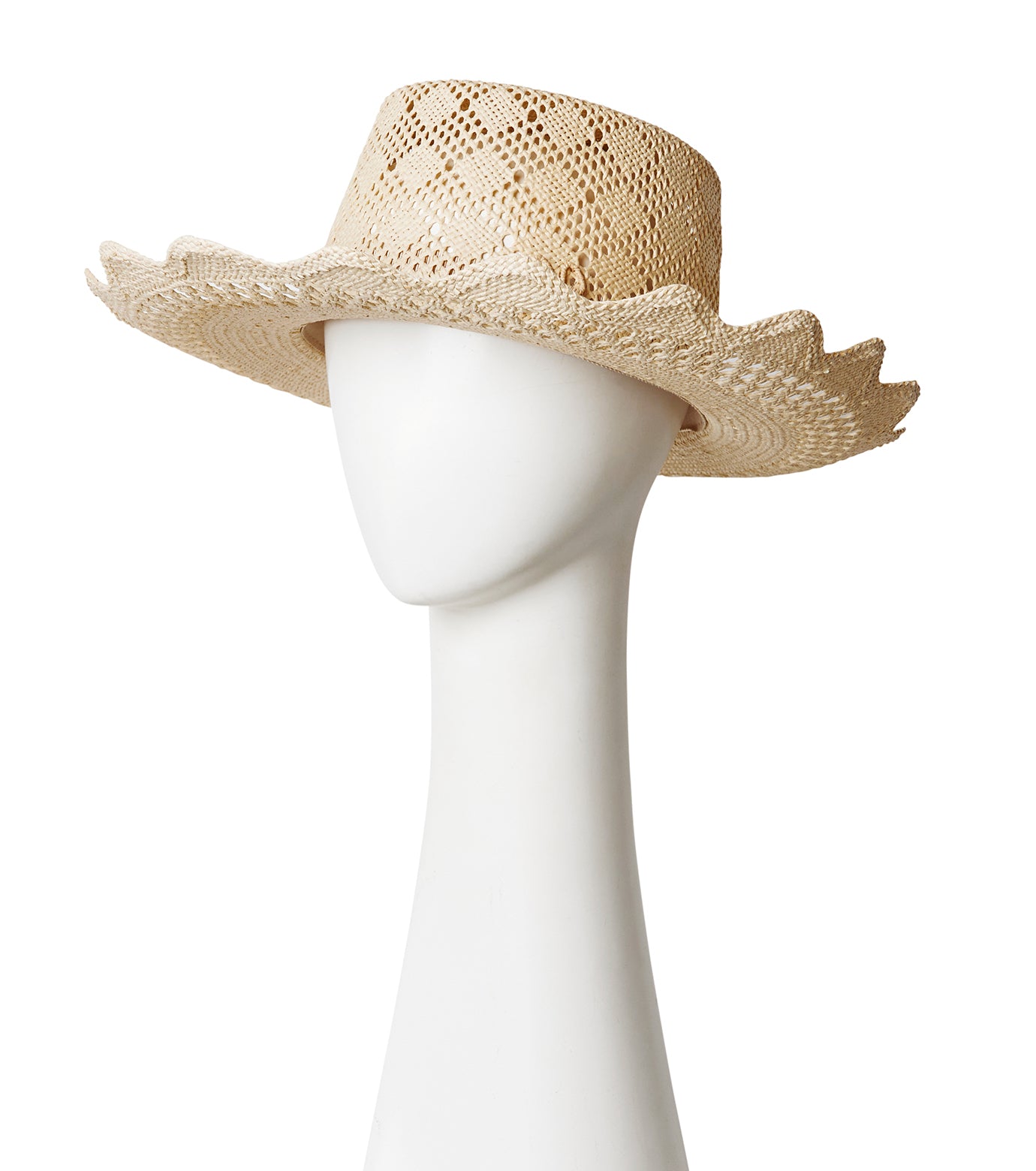 Cut Out Detail Straw Hat