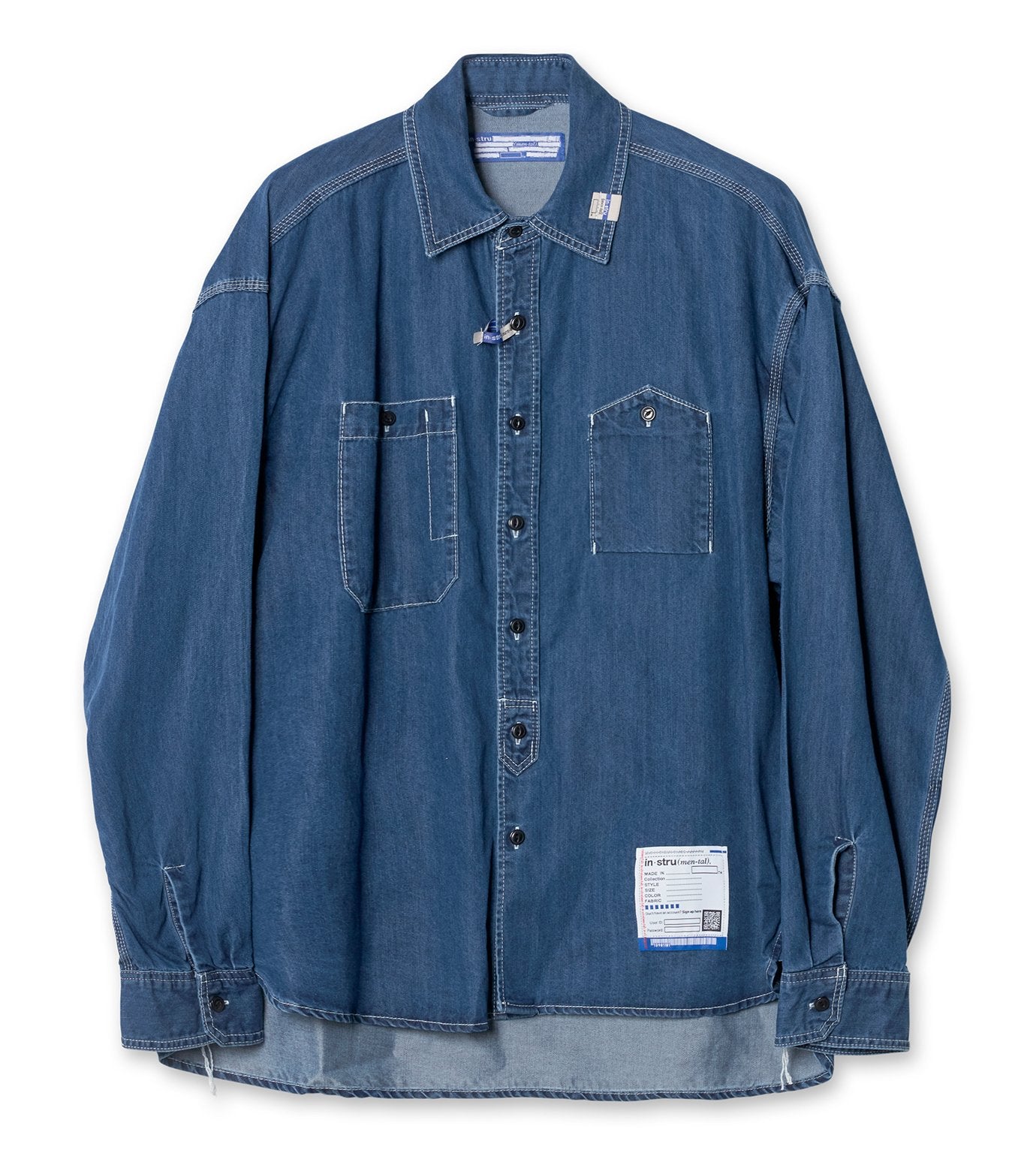 COTTON TENCEL DENIM WORK LS SHIRTS