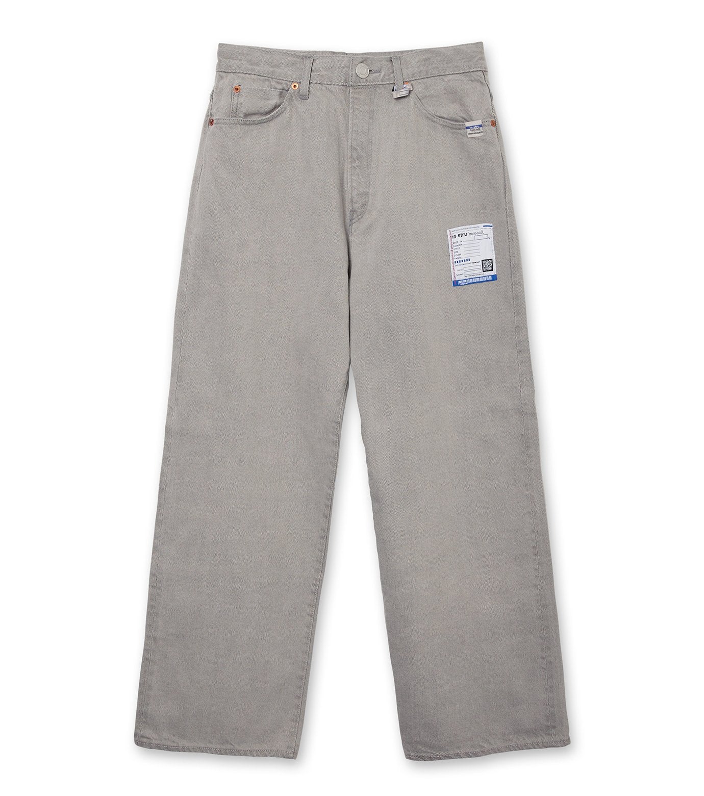 BLEACHED DENIM BG PT