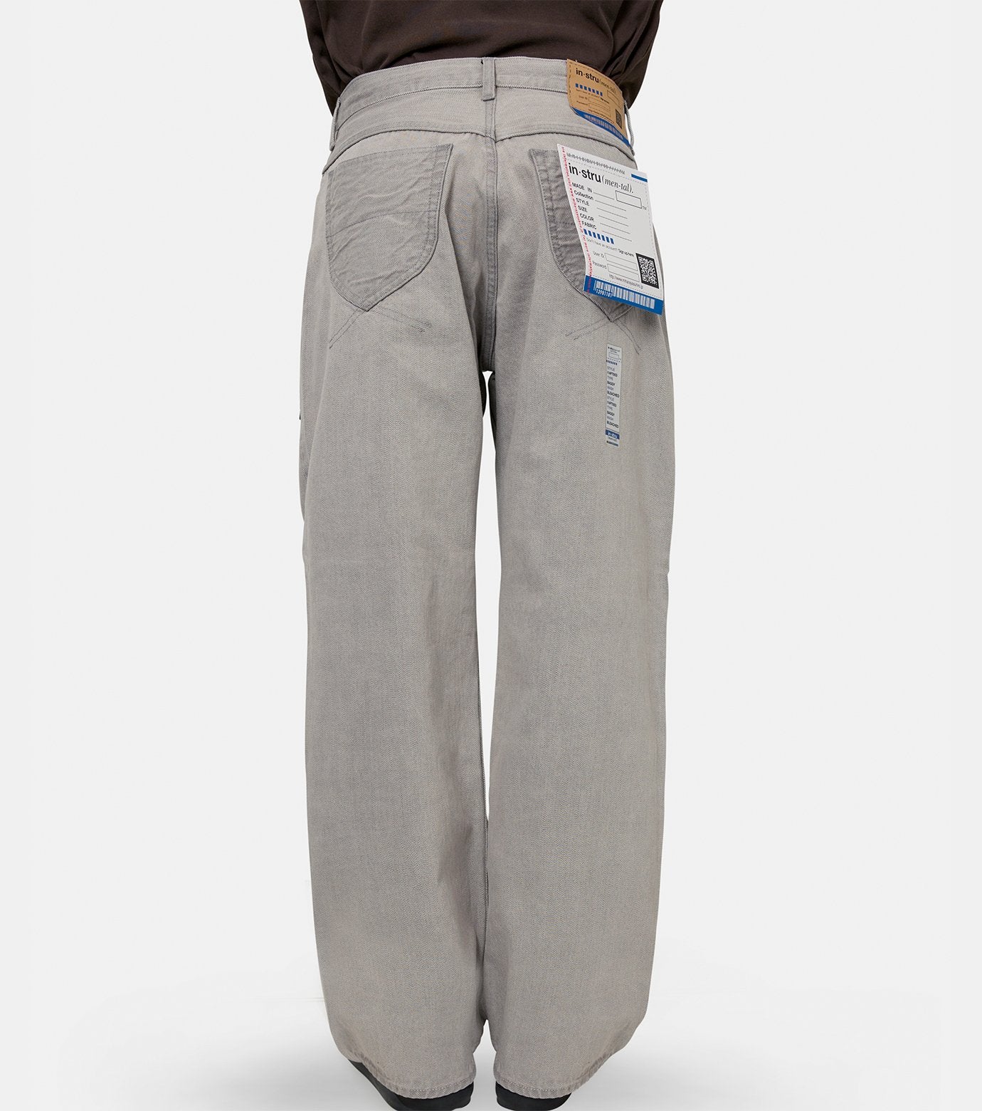 BLEACHED DENIM BG PT