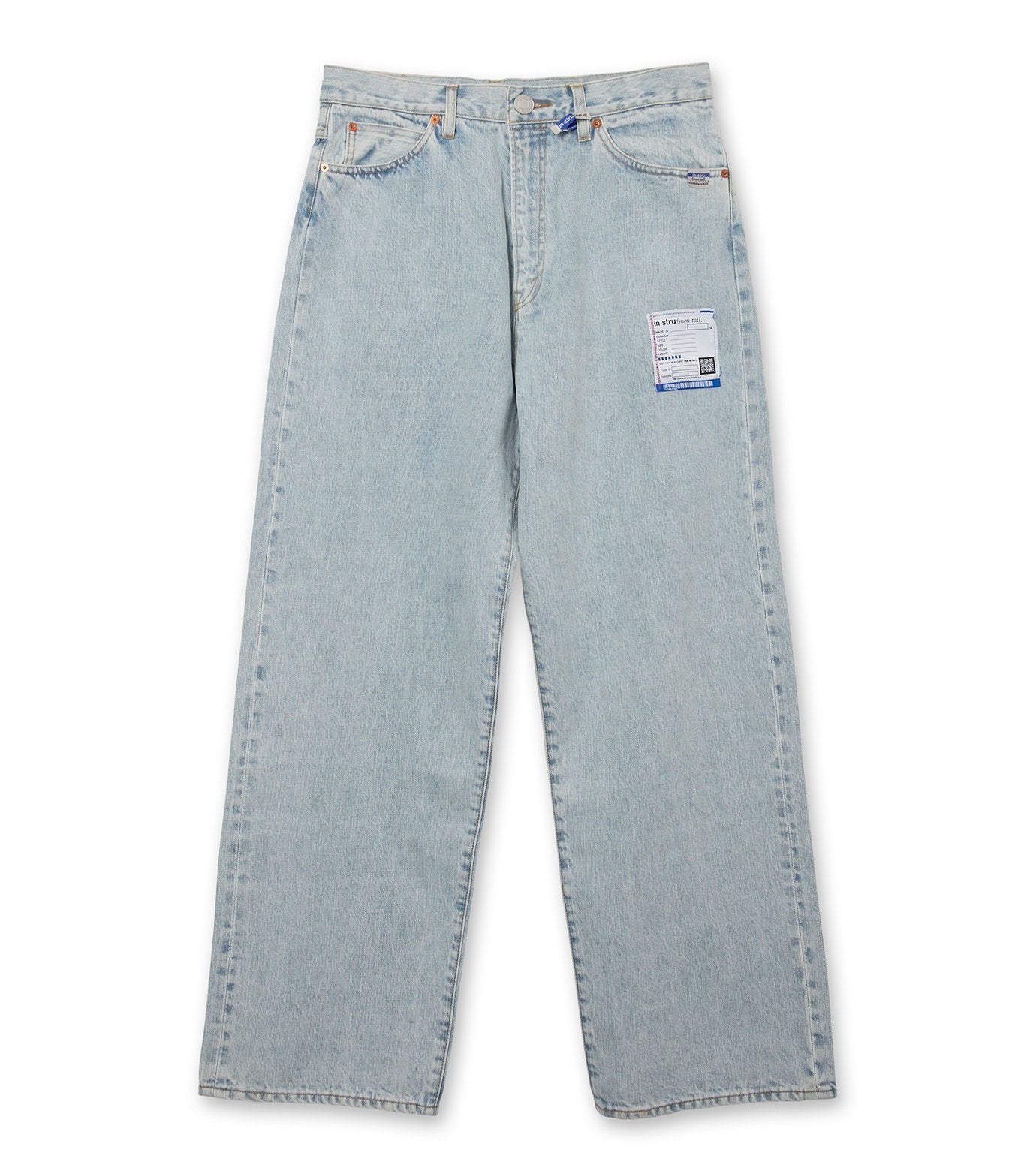 BLEACHED DENIM BG PT