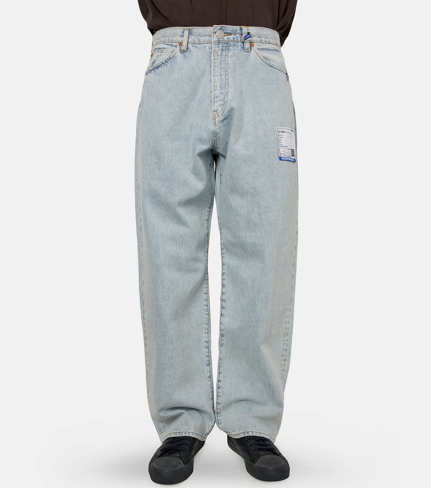 BLEACHED DENIM BG PT