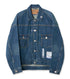 HARD WASHED SELVAGE DENIM JACKET