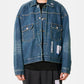 HARD WASHED SELVAGE DENIM JACKET