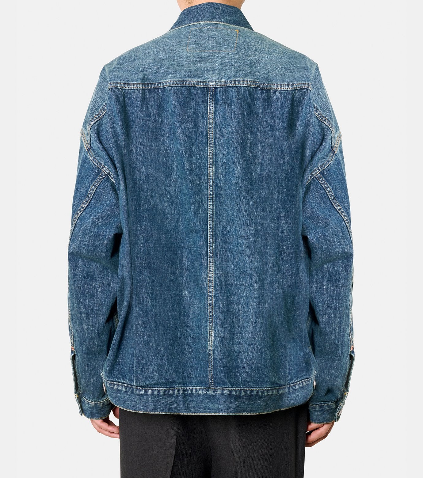 HARD WASHED SELVAGE DENIM JACKET