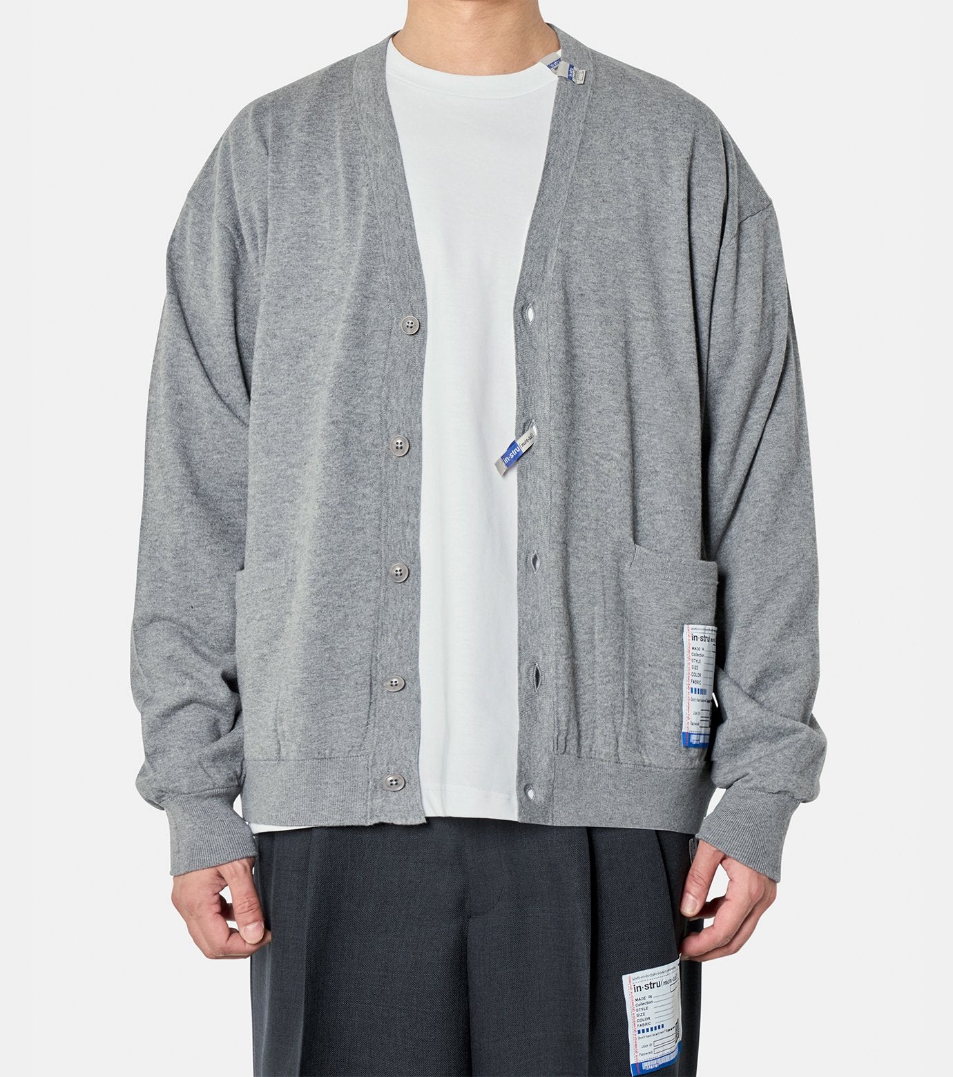 CO/CA HIGH GAUGE KNIT CARDIGAN