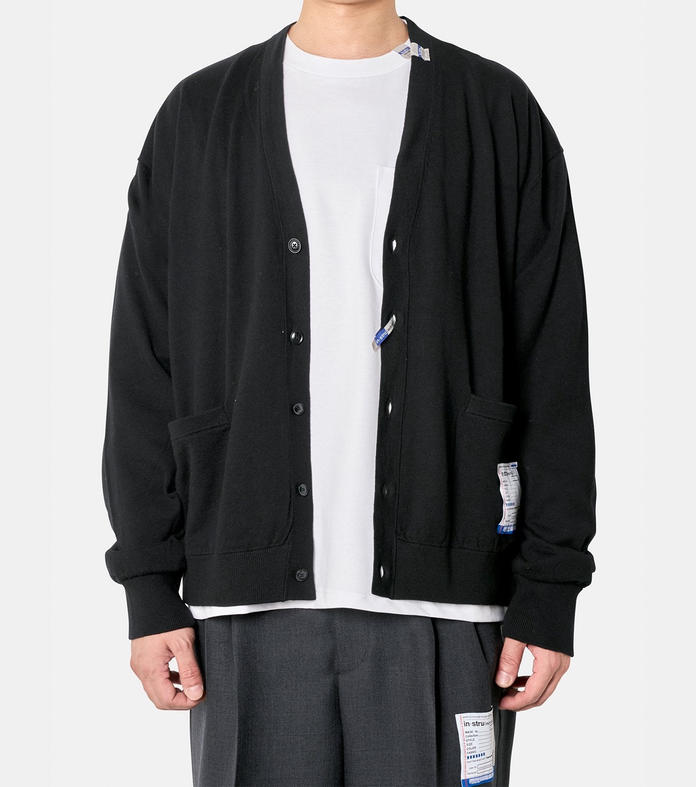 CO/CA HIGH GAUGE KNIT CARDIGAN