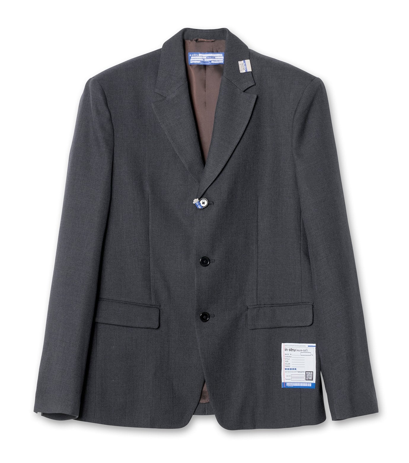 WOOLY SHARKSKIN 3B JACKET