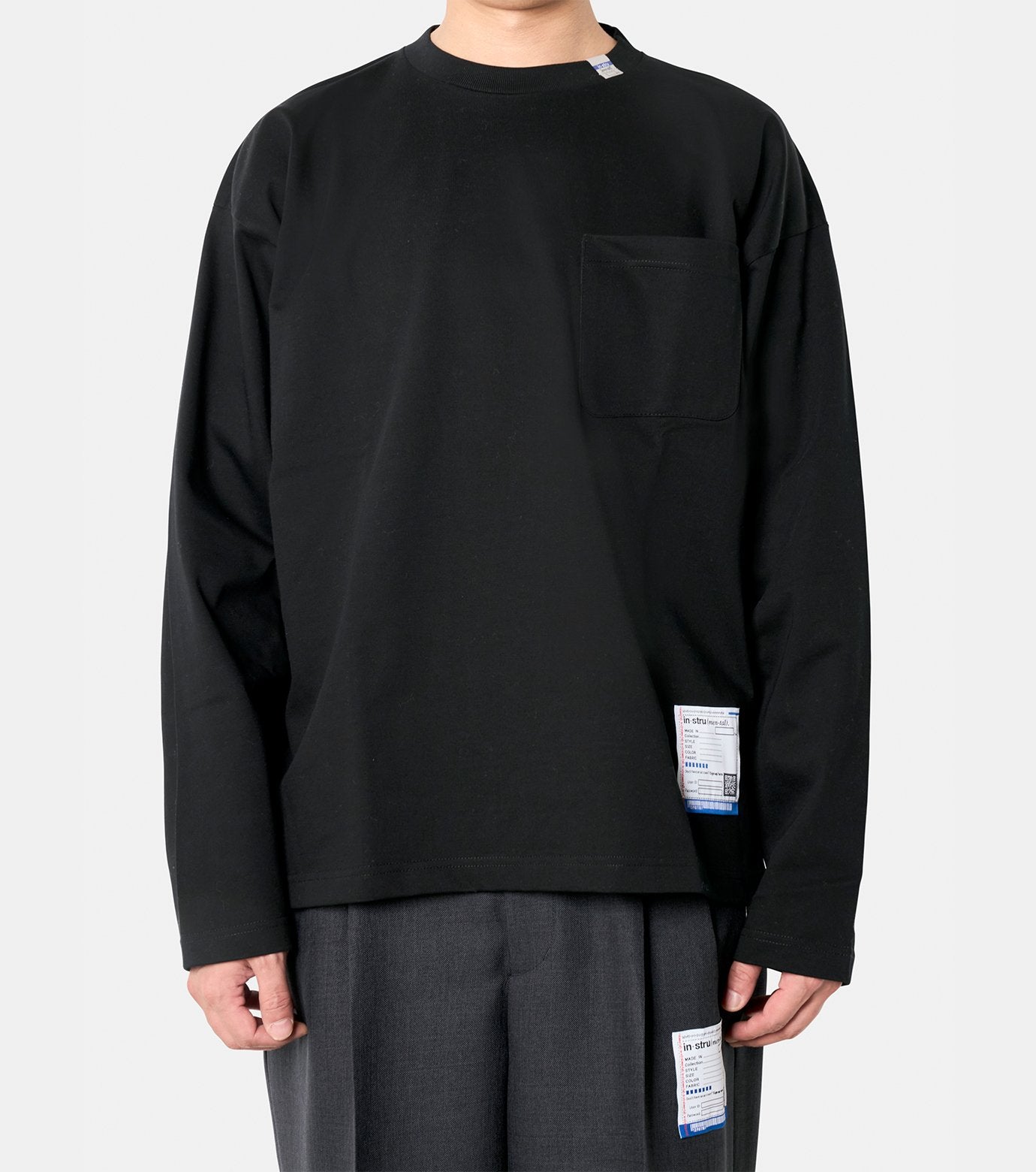 HEAVY WEIGHT JERSEY POCKET LS TEE