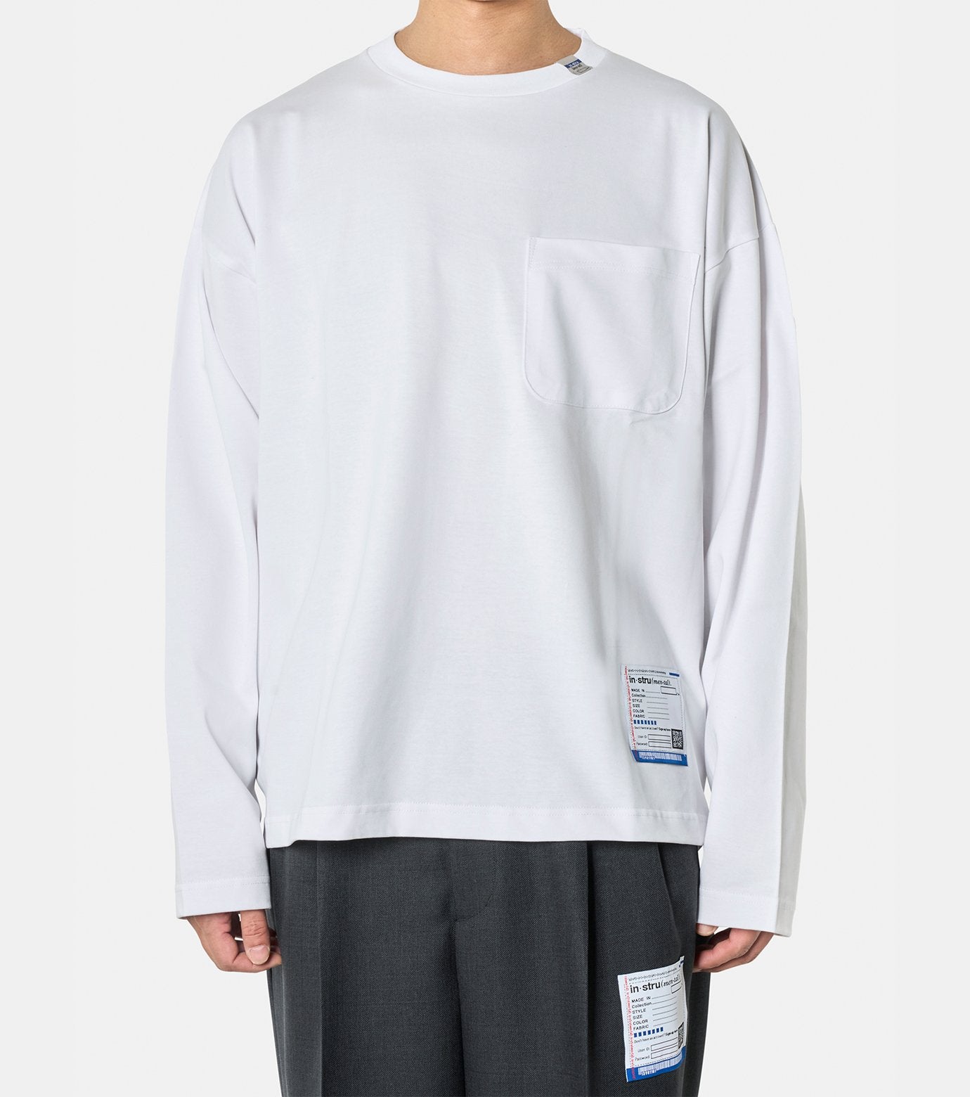 HEAVY WEIGHT JERSEY POCKET LS TEE