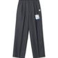 WOOLY SHARKSKIN EASY TROUSERS